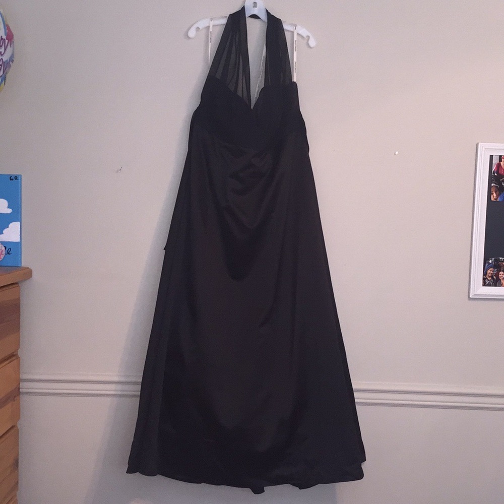 Plus Size Black Ballgown